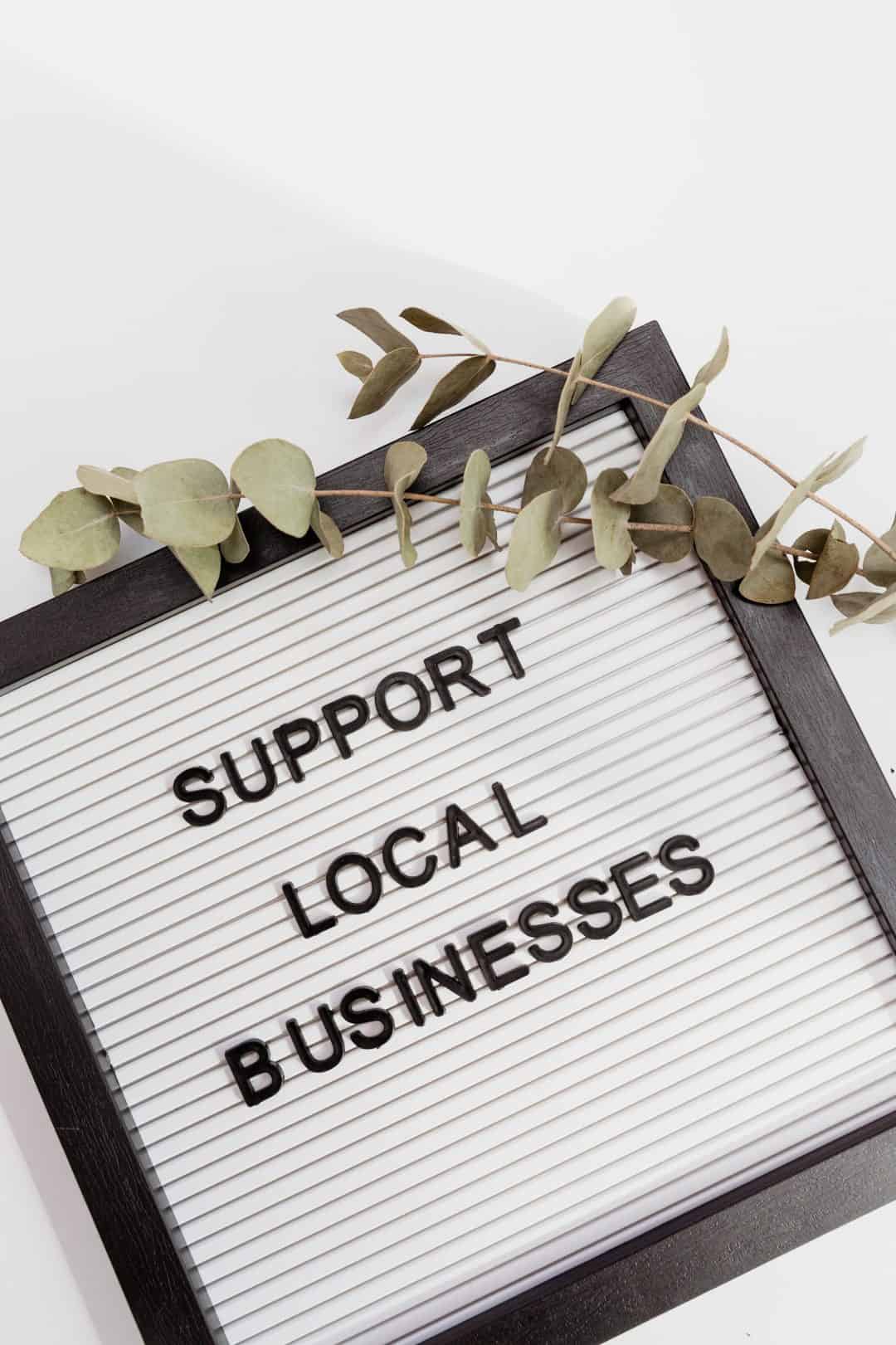 Websites Support Local Businesses