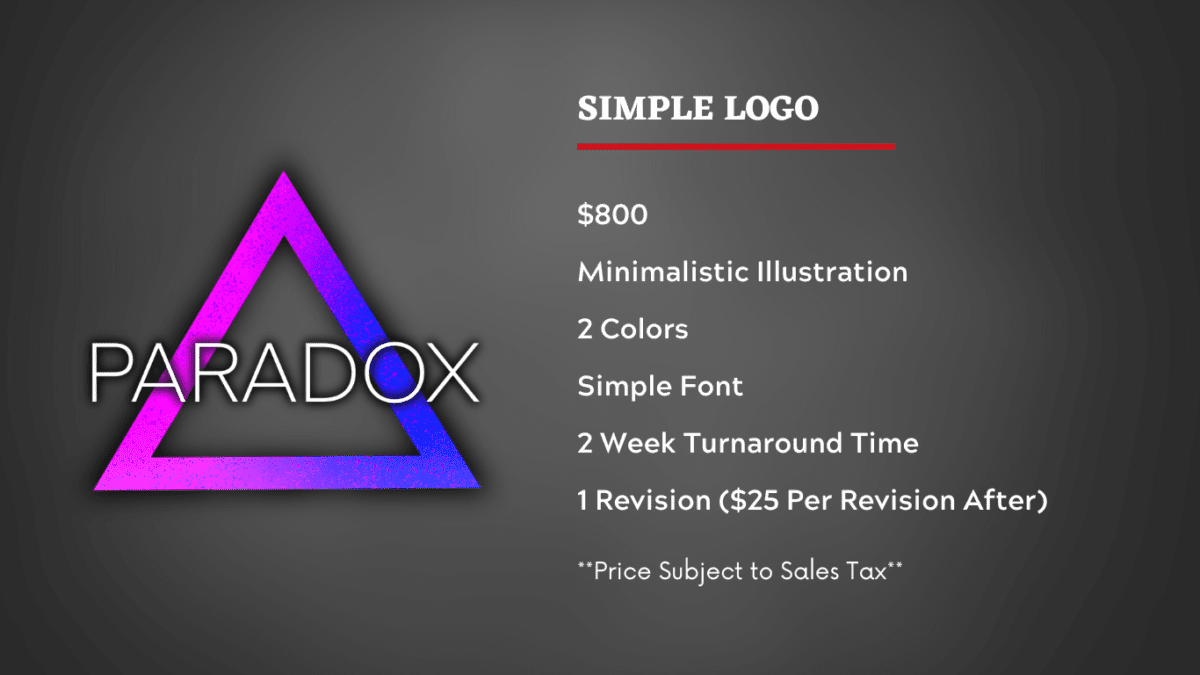 Branding Logo Design Simple Package