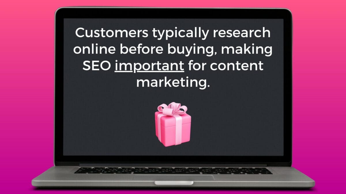 Seo Is Important When Marketing Content