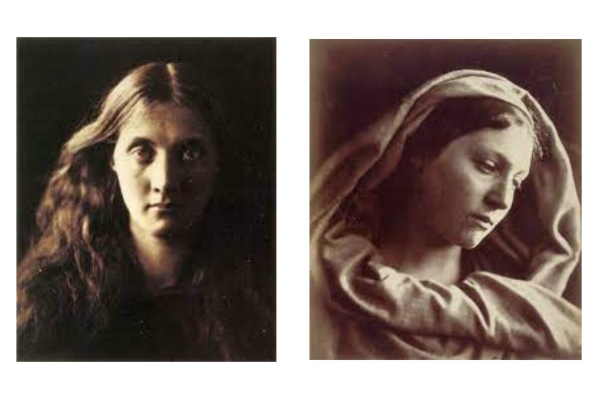         Two Black And White Photos Of A Woman With Long Hair, Showcasing The Artistry Of Photography.