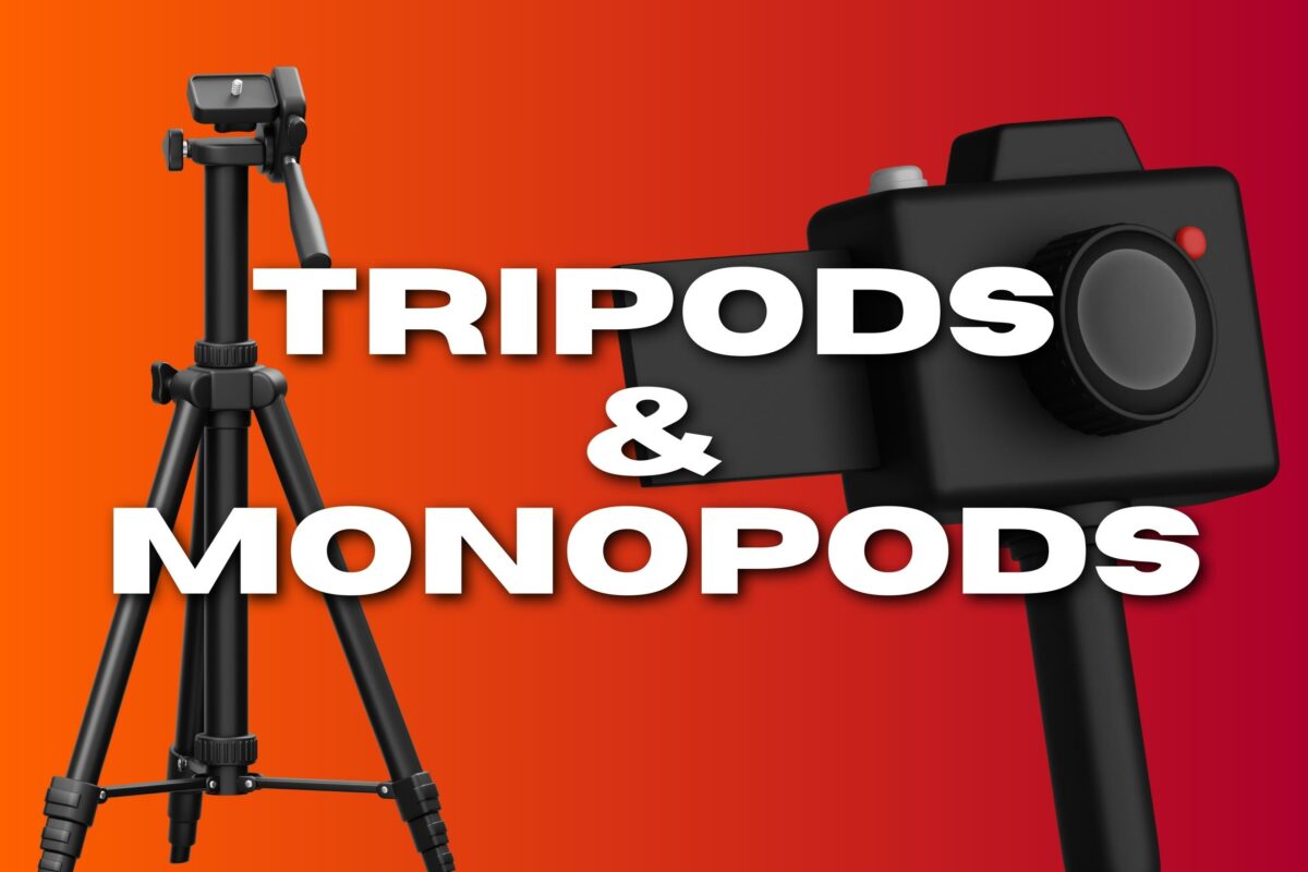 Tripods And Monopods Are Essential Photography Equipment.