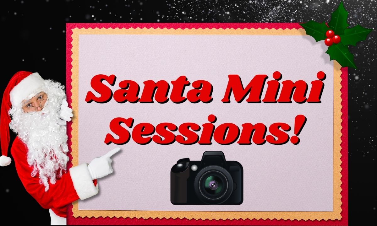 Join Us For Santa Mini Sessions, Where Children Can Have A Magical Experience With Santa Claus.