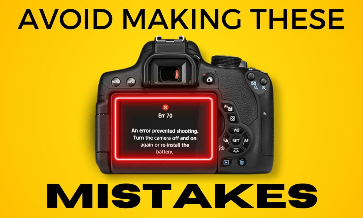 A Camera Featuring Vital Tips To Avoid Common Mistakes Photographers Make.