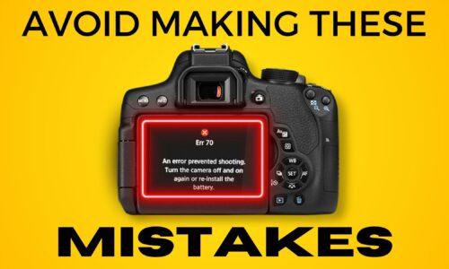 12 Mistakes Photographers Make