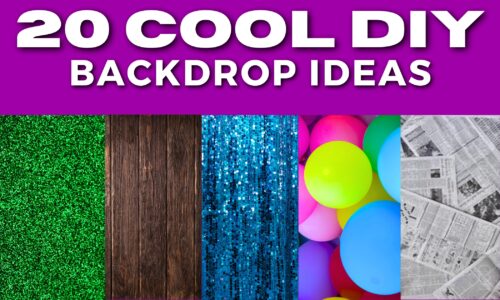 20 Cool Diy Backdrop Ideas For Your Next Photoshoot