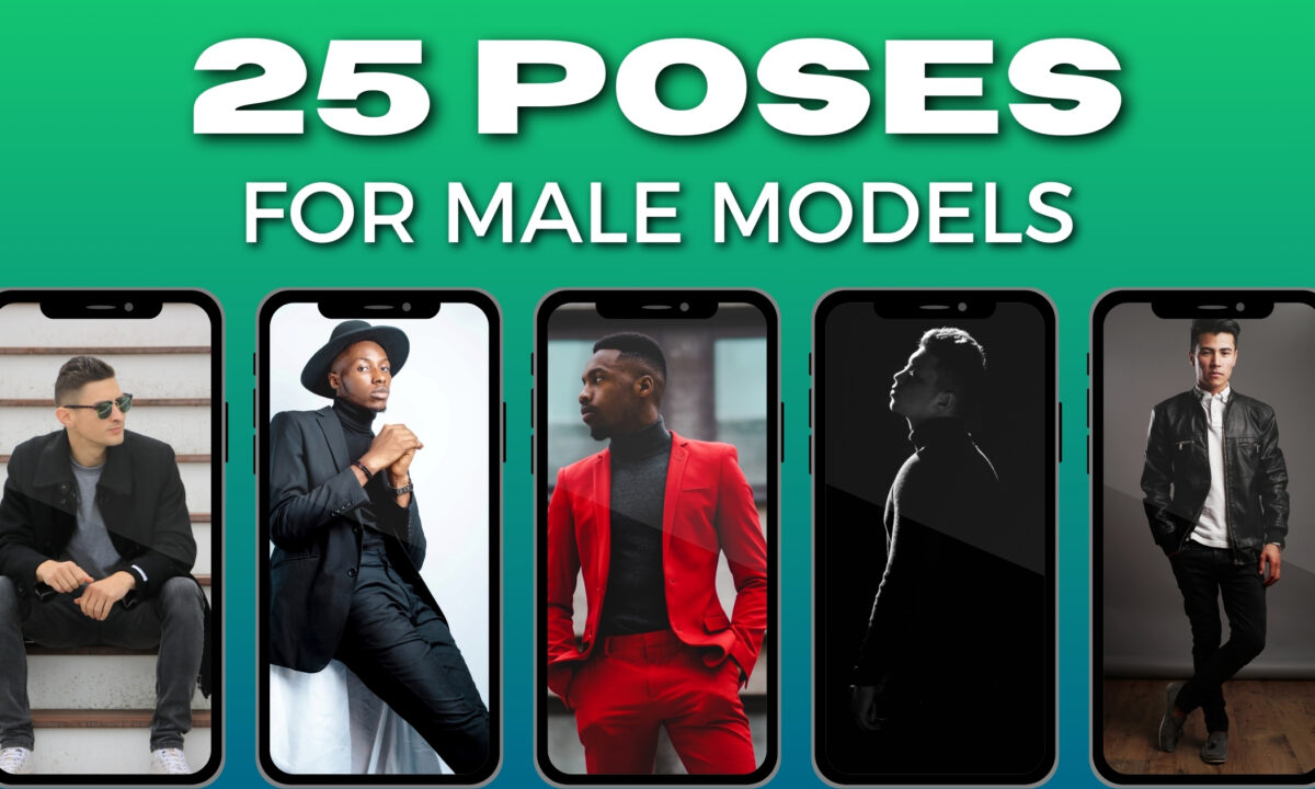 Explore A Collection Of 25 Diverse Male Model Poses.