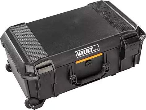 Pelican Vault Case With Padded Dividers For Camera, Drone, Equipment, Electronics, And Gear
