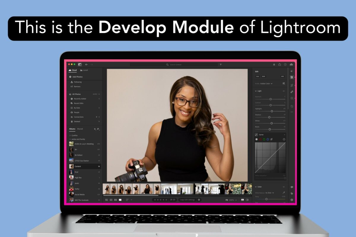 This Is The Develop Module Of Lightroom Tools.