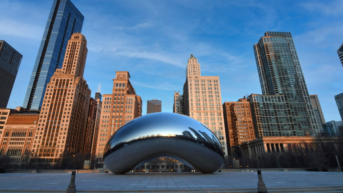 Urban Photography Enthusiasts Will Be Captivated By Cloud Gate In Chicago, Illinois. This Iconic Art Installation Reflects The Cityscape, Creating Stunning Photo Opportunities For Those Seeking To Capture The Essence Of Urban Life.