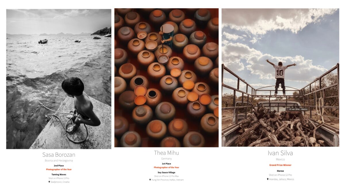 The Homepage Of A Photographer'S Website, Showcasing Stunning Photos Captured With Your Smartphone.